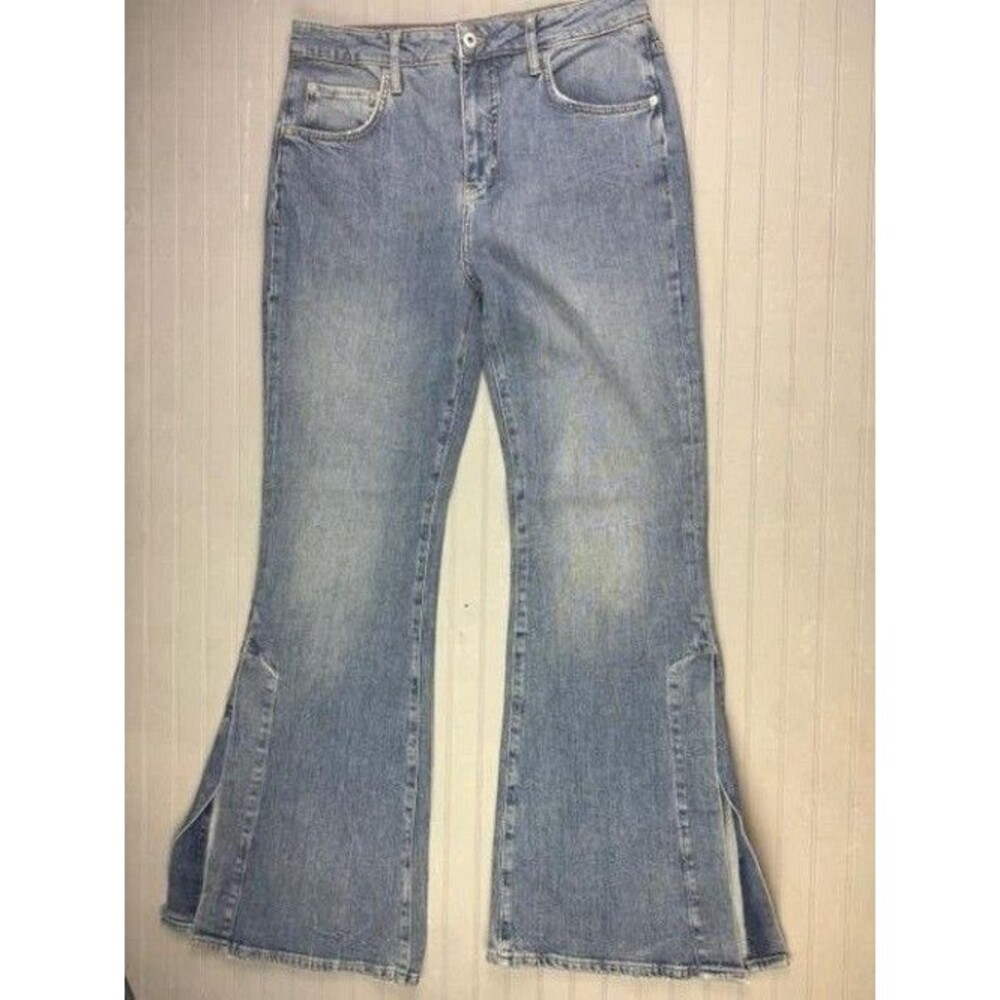 Pilcro & The Letterpress Size 30 Womens Jeans Bootcut Slim Vented Legs High Rise